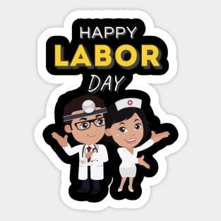 Happy Labor Day Sticker